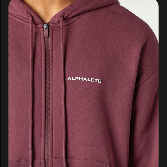 NWT Alphalete Classic Full Zip - Picture 2 of 3